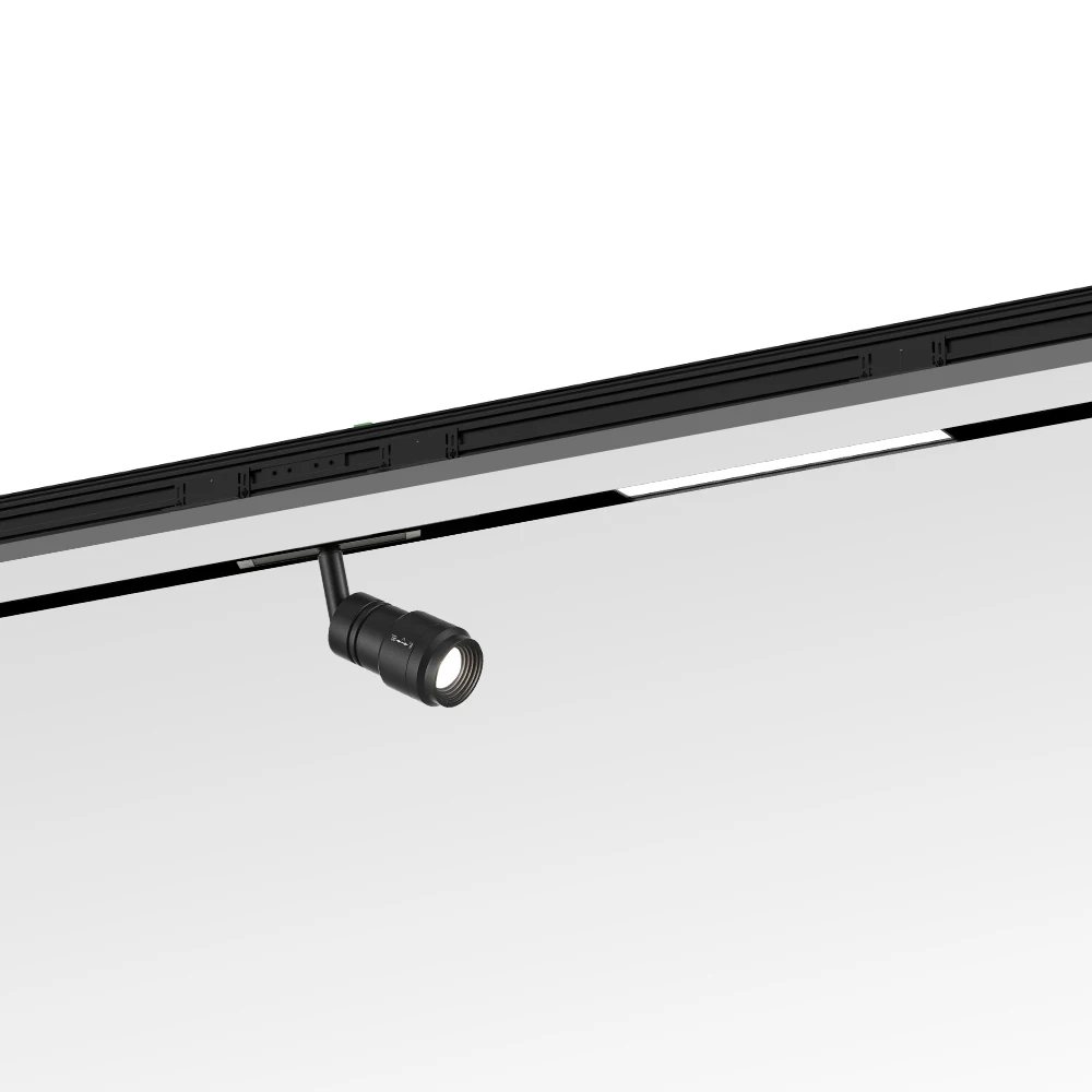 Modern Recessed Magnetic Rrack Lighting for Ceiling Track Lighting Systems Creative Magnetic Track Lights Aluminum Pvc Stretc