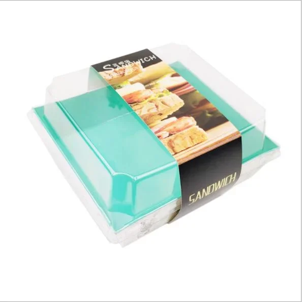 Hot Sale Custom Size Paper Packing Box for Fast Food Sandwich Packaging