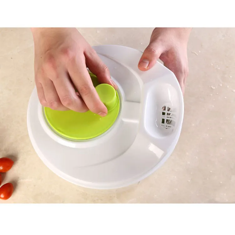 Multifunction Large 5L Manual Plastic Vegetables Dryer Drain Quick Salad