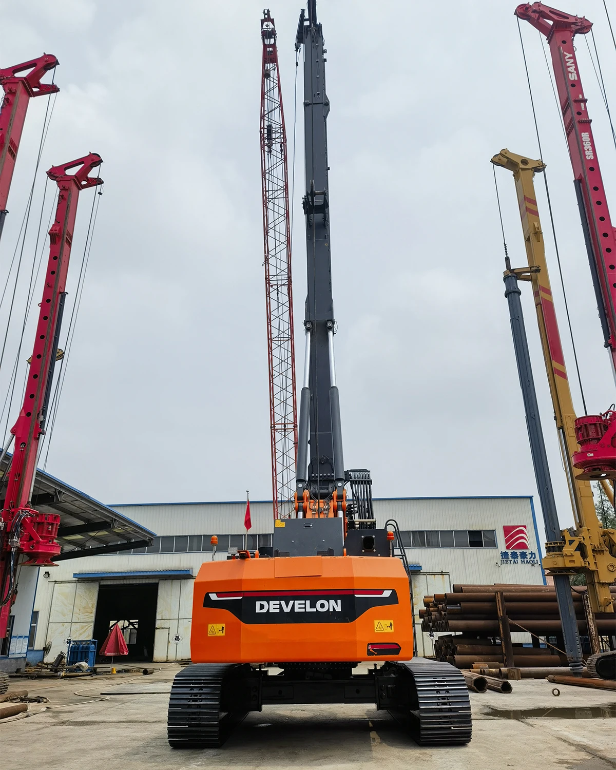 High quality Develon 305h doosan used drilling rig for rotary foundation