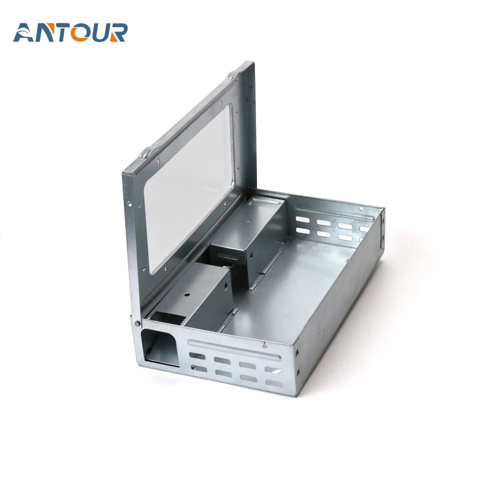 Humane Metal mechanical Live Rat Bait Station mole and Mouse Trap Multi Catch Rodent Control box