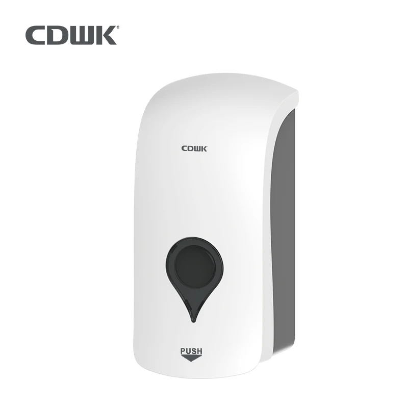 CDWK Plastic Dispenser Soap Hot Selling Reasonable Price Push Liquid Foam Soap Dispenser