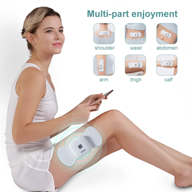 High Quality Muscle Stimulator Massager Pad Therapy Physiotharapy Body Pain Relief Portable Adjustable Electrodes Pads Tens Unit