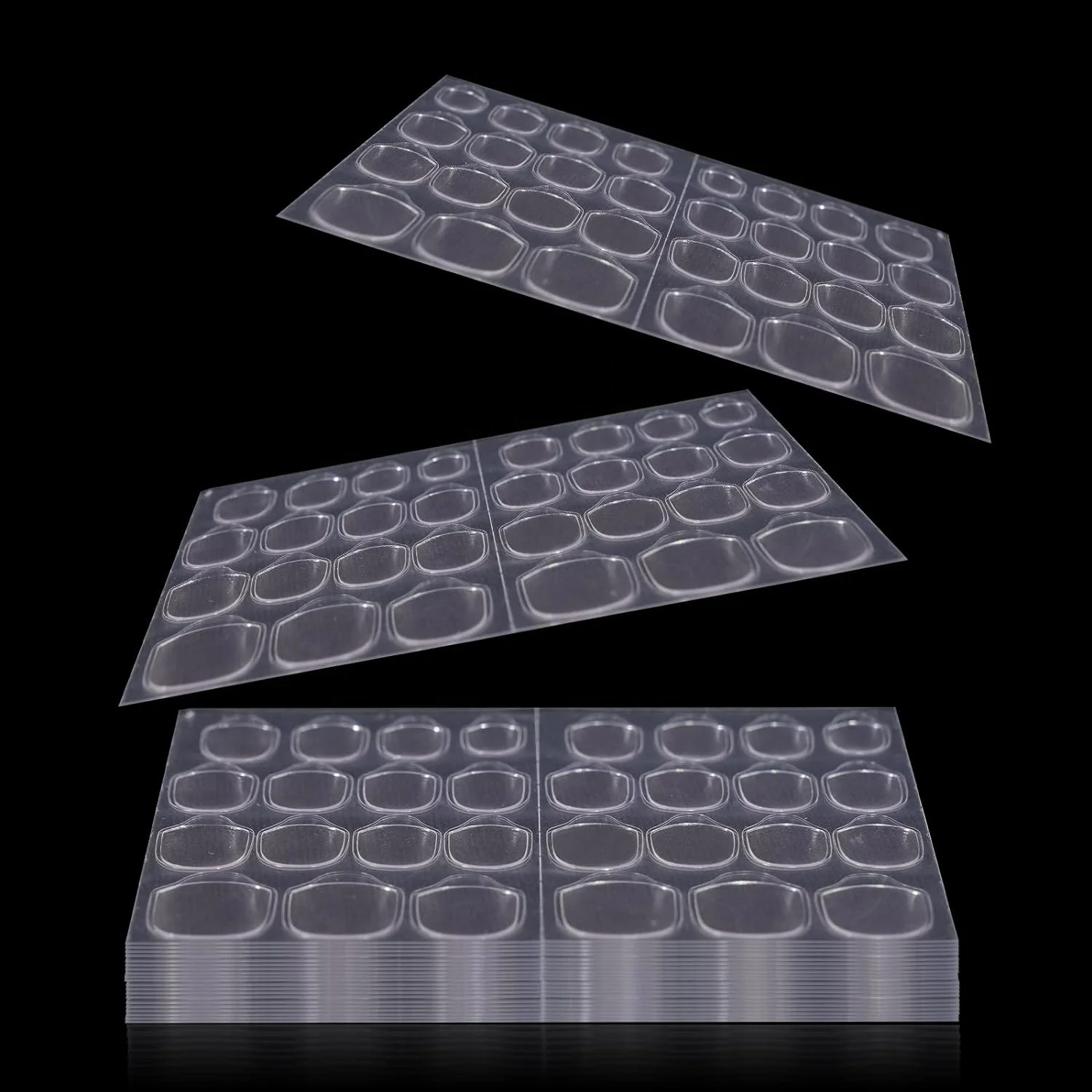 Upgrade Adhesive Tabs Waterproof Breathable Glue Tabs 13 Size Press on Nails Sticky Tabs Nail Glue Sticker Nail Jelly Sticker