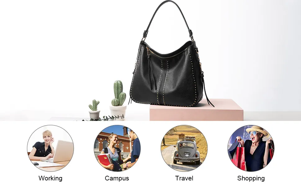 2021 unique vegan real genuine leather women  handbags holster hand bag sets