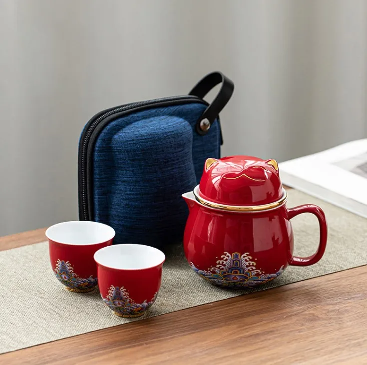 YiXing KungFu Lucky Cat Kuai Ke Cup Best-Selling Purple Clay Teapot Authentic HandMade Factory Wholesale ZishaTeaPot