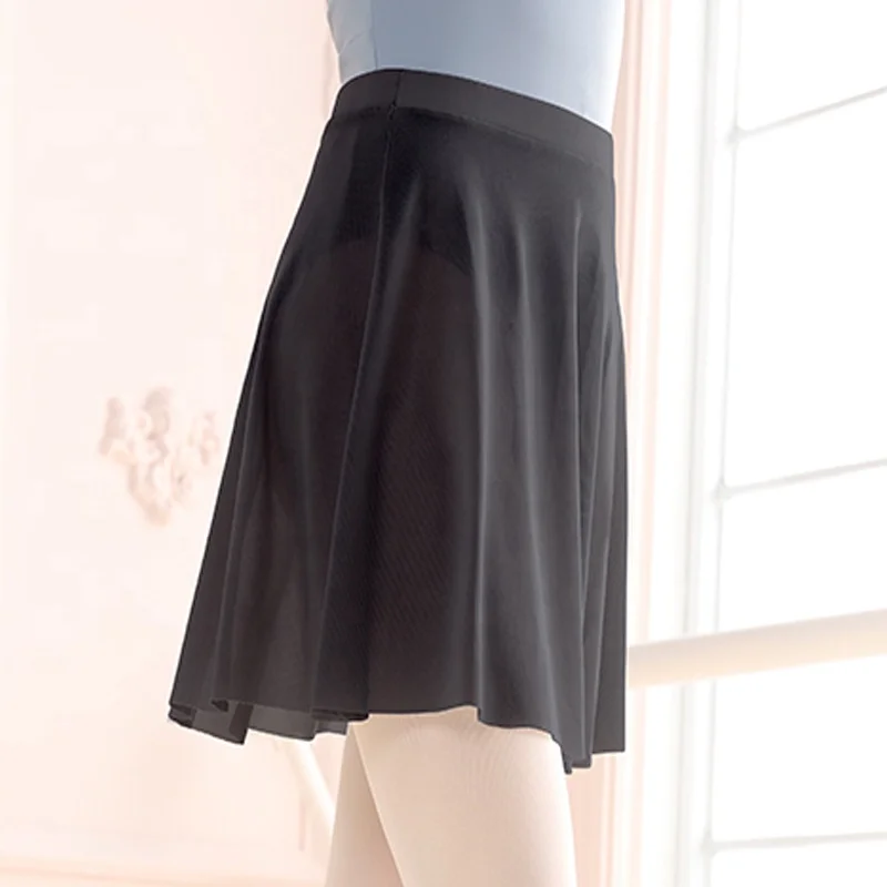 
Wholesale Mesh Ballet Skirt Women Girls Adult Ballerina Professional Elastic Dance Dress Gymnastics Training Costumes Miniskirts 