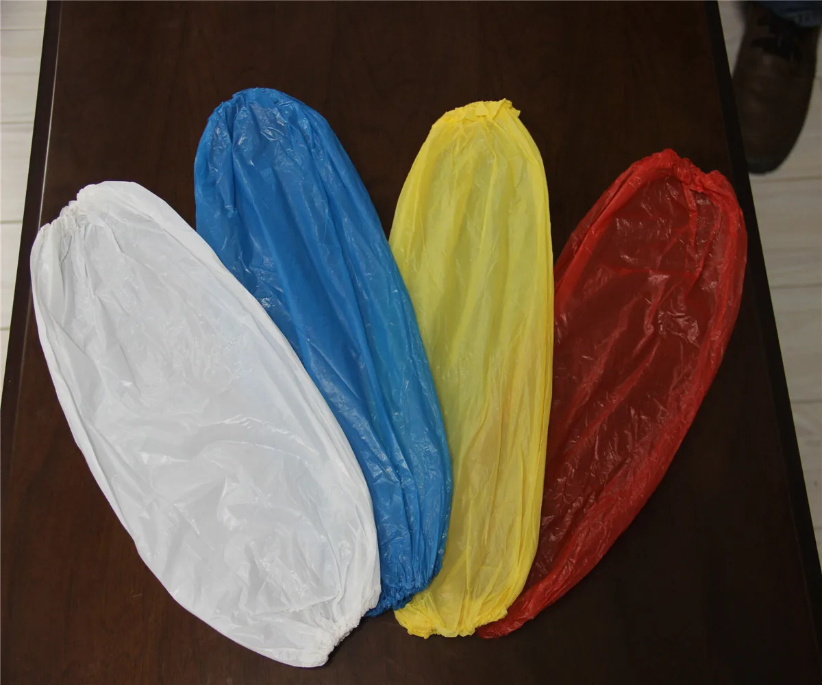 hot sale disposable pe oversleeve with different colors available