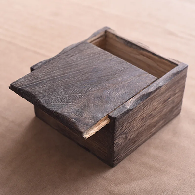 Simple creative gift packaging wooden jewelry storage box