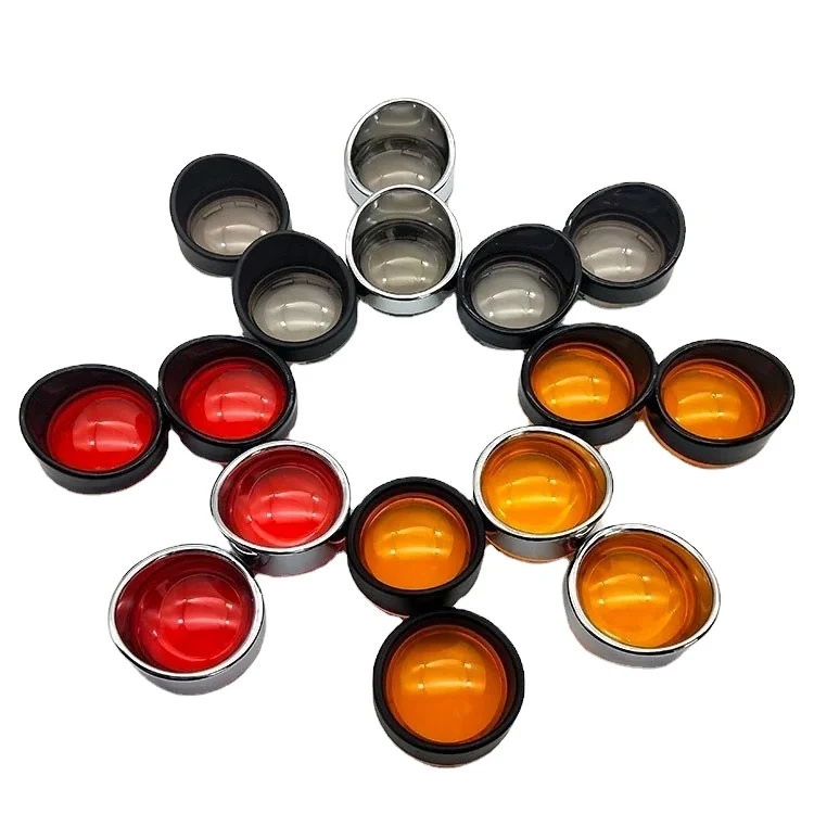 Motorcycle Smoke Turn Signal Light Indicator Lens Cover For Harley sportsters 883 1200 X48 Dyna V-Rod 1985-2020