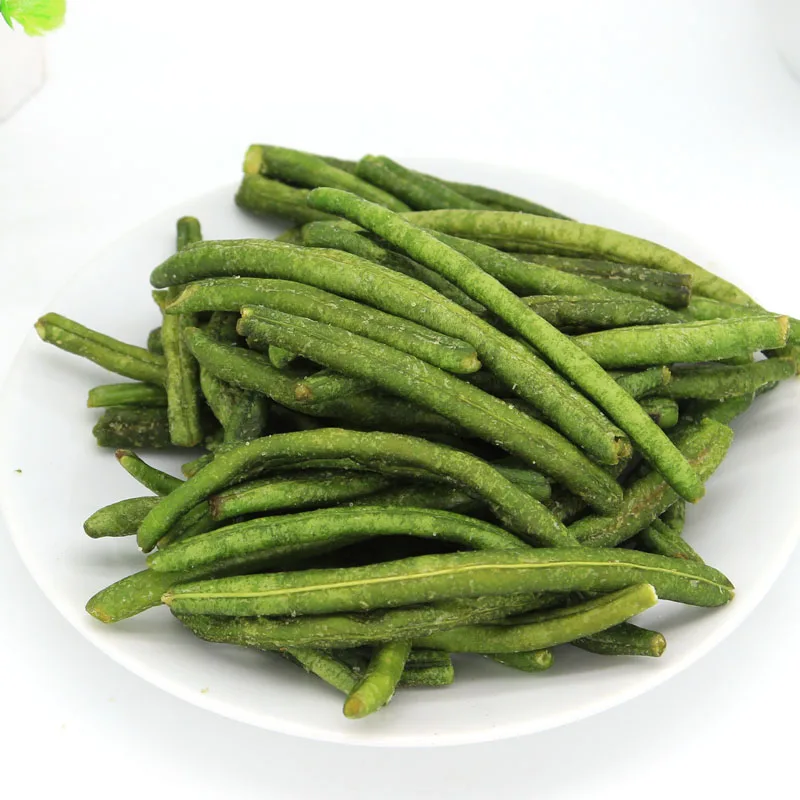 
TTN Best Selling Vacuum Fried Vegetable Green Bean Price 