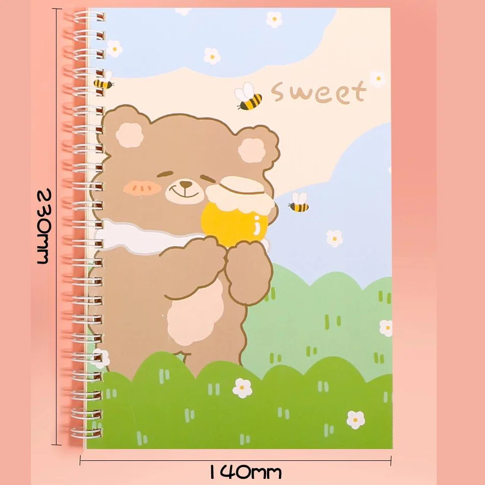 Personalised Notebooks Stationery With Custom School Cartoon Spiral Diary Korean Kids Unicorn Journal Mini A7 Cute Notebook