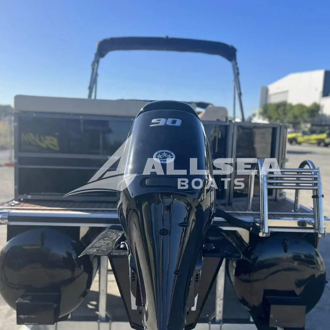 Allsea hot selling 15ft 4.6m Aluminum Pontoon Boat Made in China high quality factory with best price
