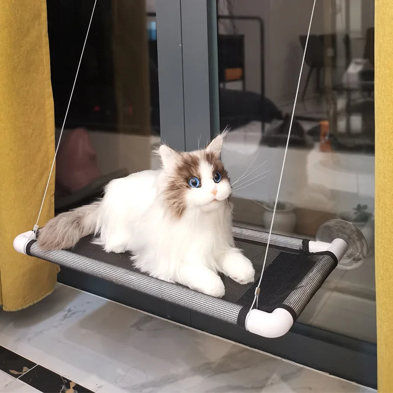 Кошачий гамак на окно, крепление на окно, для крупных кошек