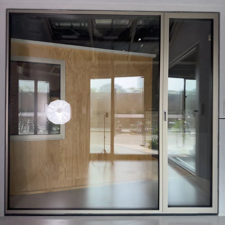 Double Glazed Glass Automatic Open System Aluminum Electric Tilt And Turn Window