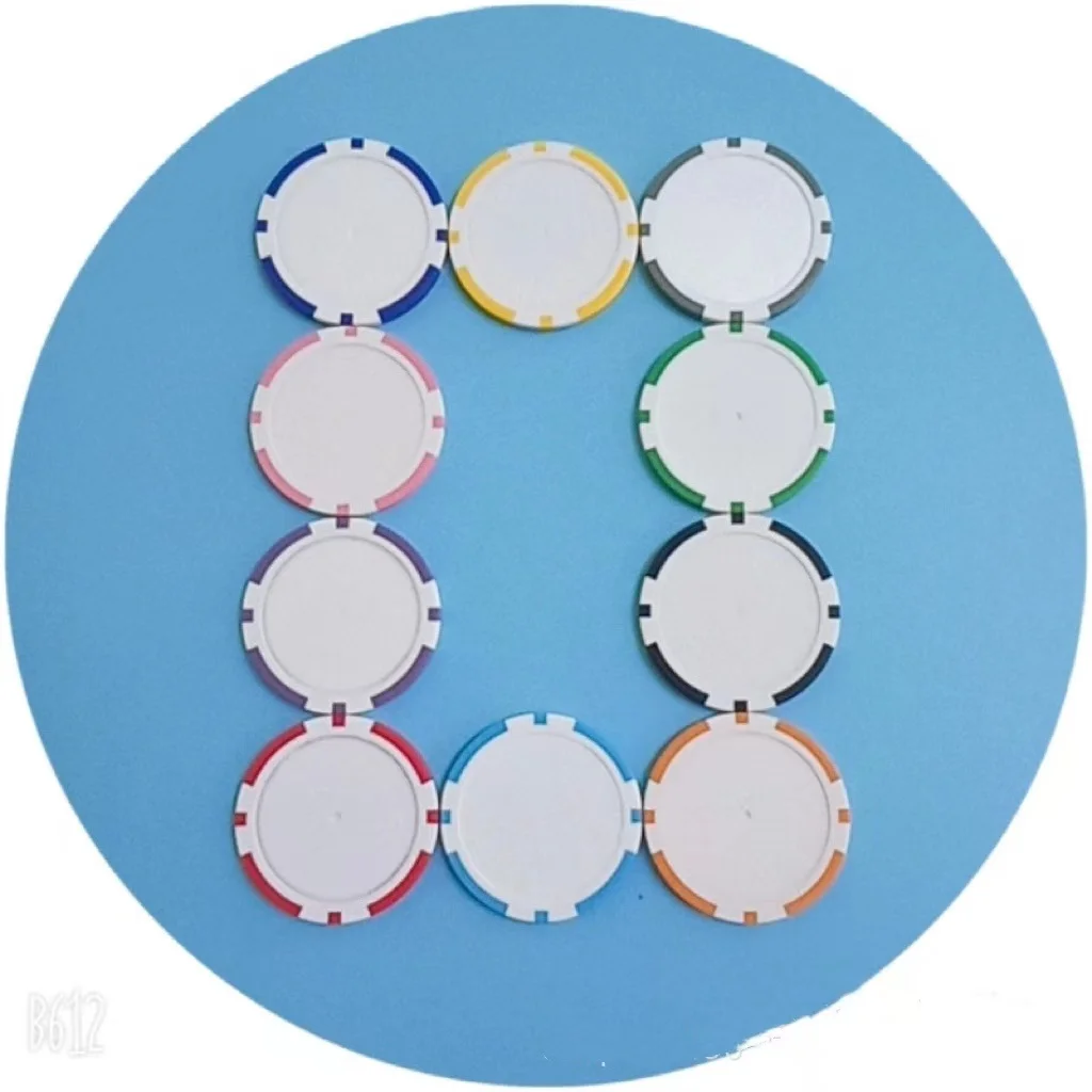 custom ceramic poker chip custom design OEM logo style sets color iron core poker chips