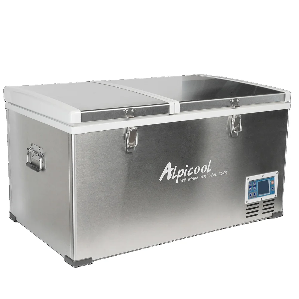 Alpicool BCD80 80L автомобильный холодильник alpicool 12/24v dc компрессор Солнечный холодильник с морозильной камерой портативный холодильник для автомобиля