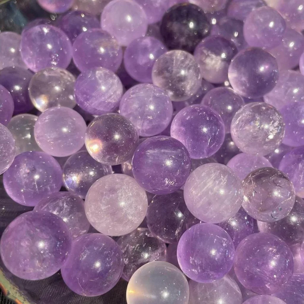 Wholesale Light Amethyst Spheres Amethyst Geode Spheres for Unique Decor and Meditation