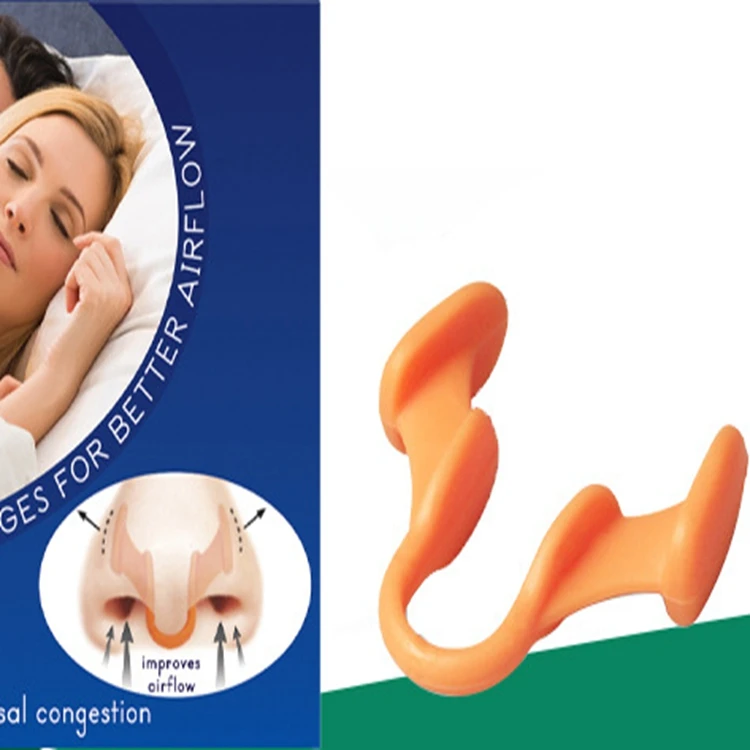 Hot Sale Products For Nasal Stop Snoring Solution Silicone Anti Snore Nose Clips With Mini Anti-snoring Nose Clip Device