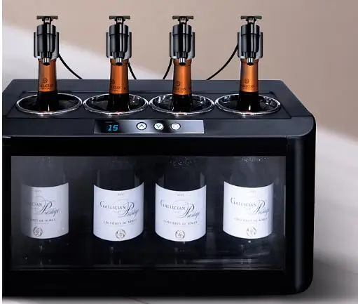 Constant temperature mini wine cooler electronic wine cooler ice bucket argon gas preservation dispenser