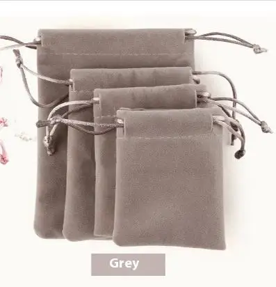 Customized Logo Black Microfiber Pouch Jewellery Recycled Drawstring Velvet Soft Dust-proof dust gift cosmetic packaging bag