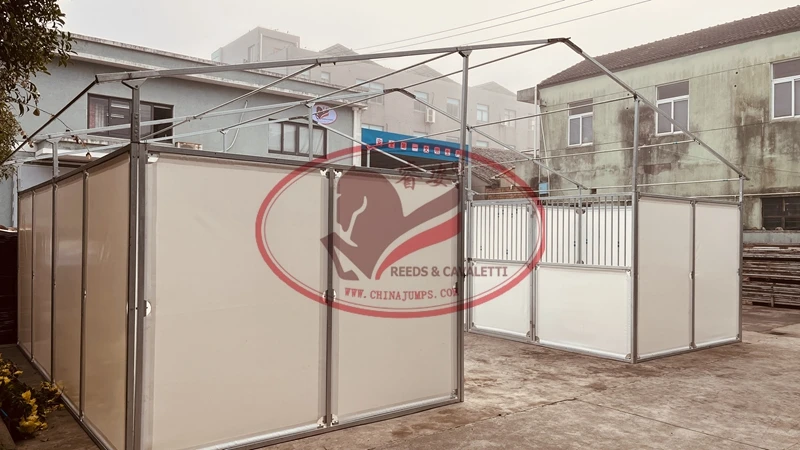 PVC Portable Horse Stable Horse Stall horse box with PVC roofing