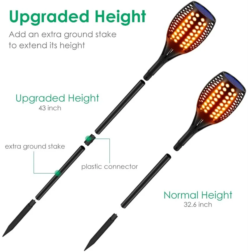 
Besen New Solar Outdoor Garden Led Path Remote Bollard Color Changing Pathway Pillar 12V Lawn Light 