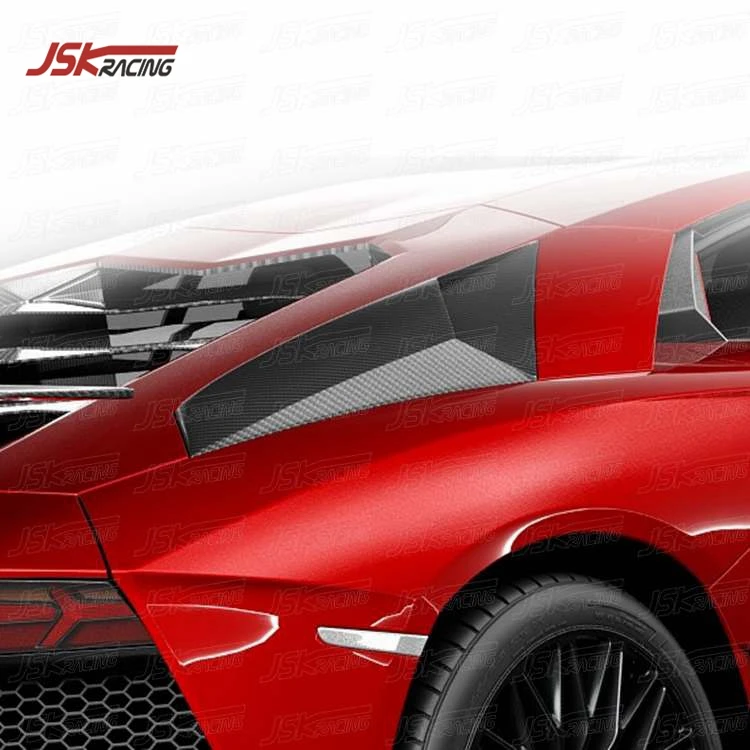 SV SUPERVELOCE STYLE CARBON FIBER AIR VENT FOR 2011-2015 LAMBO AVENTADOR LP750 LP720 LP700