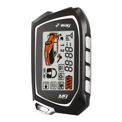 12V 2 Way Keyless Entry Remote Start Vehicle Security Car Alarm System LCD Car Alarm