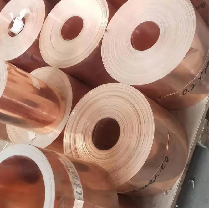 Manufacturer C1100 C1200 99.9% pure 1.27mm width 3mm copper foil tape roll copper strip roll