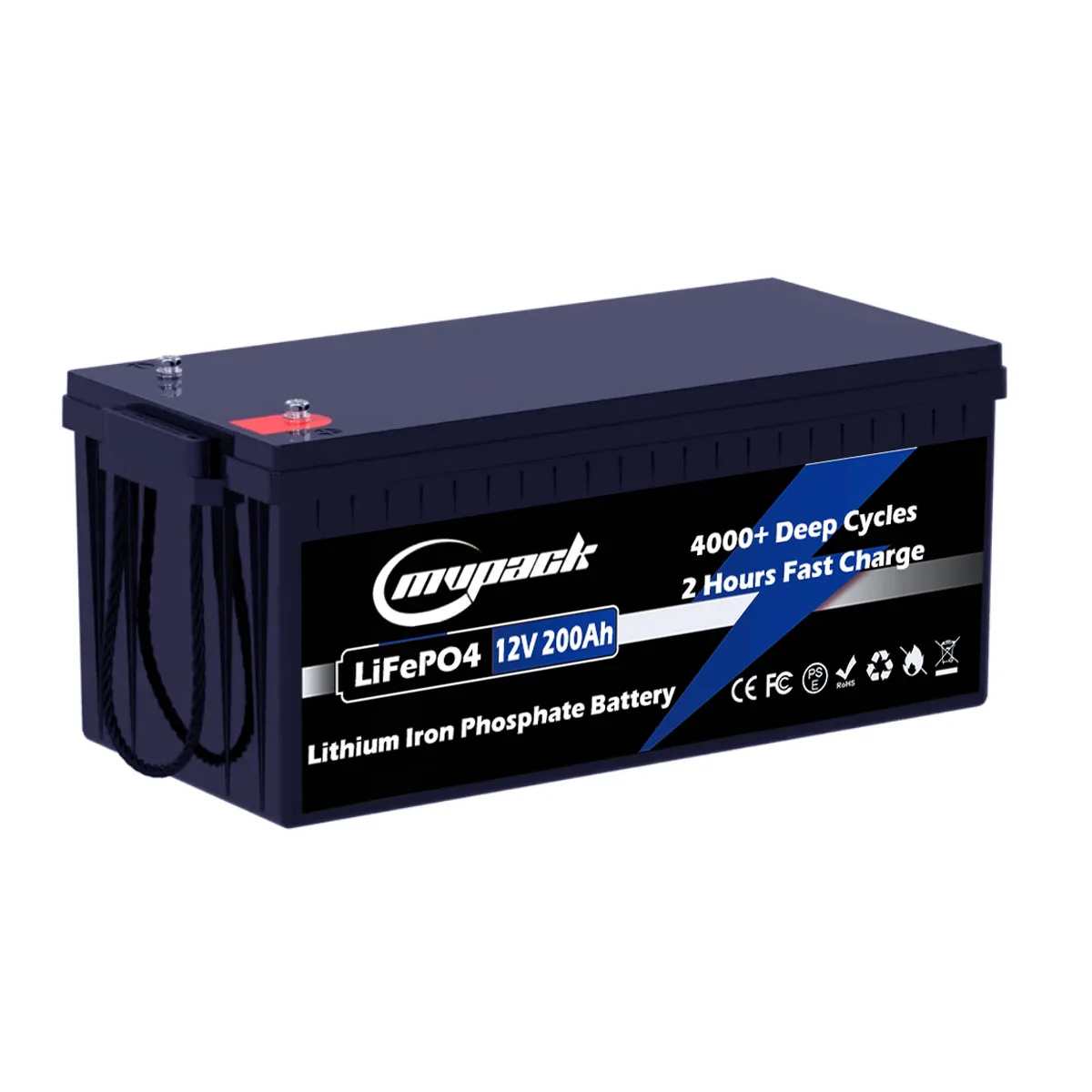 MVPACK 2.4kwh 12v lifepo4 battery 200 ah 300ah 400ah lithium ion battery solar energy storage