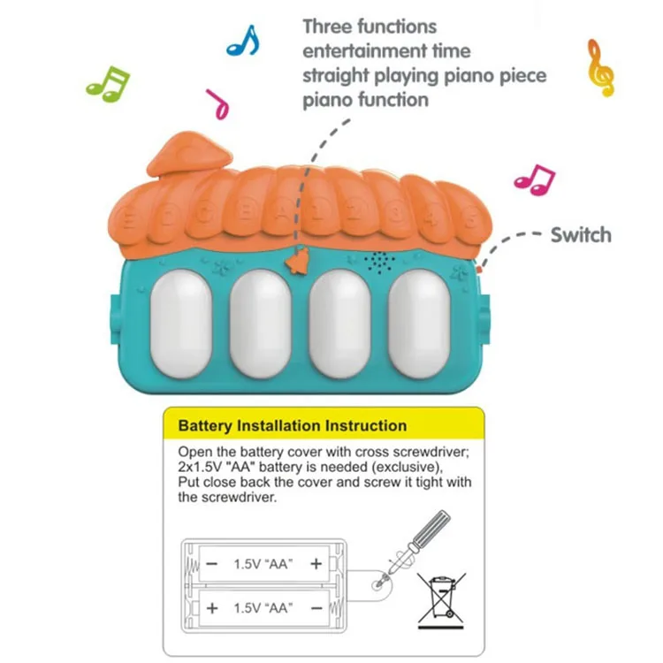 
Wholesale Musical Vocal Rattle Toy Activity baby gym for fun baby play mat for Infants Baby 