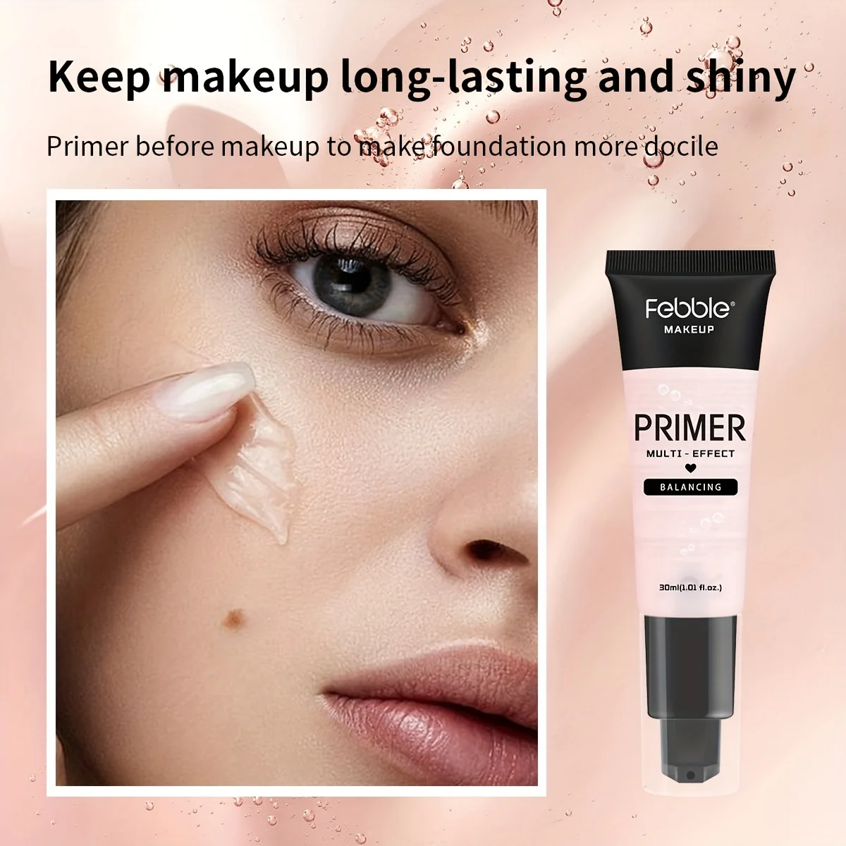 USHAS Primer Makeup Long-lasting Waterproof Non Sticky Makeup Base Primer Private Label Moist Makeup Base