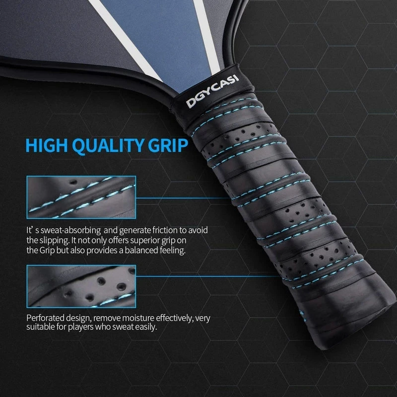 YC DGYCASI Pickleball Paddles Carbon fiber Fiberglass Surface with Pickleball Paddles Professional Outdoor Ball Sports Part