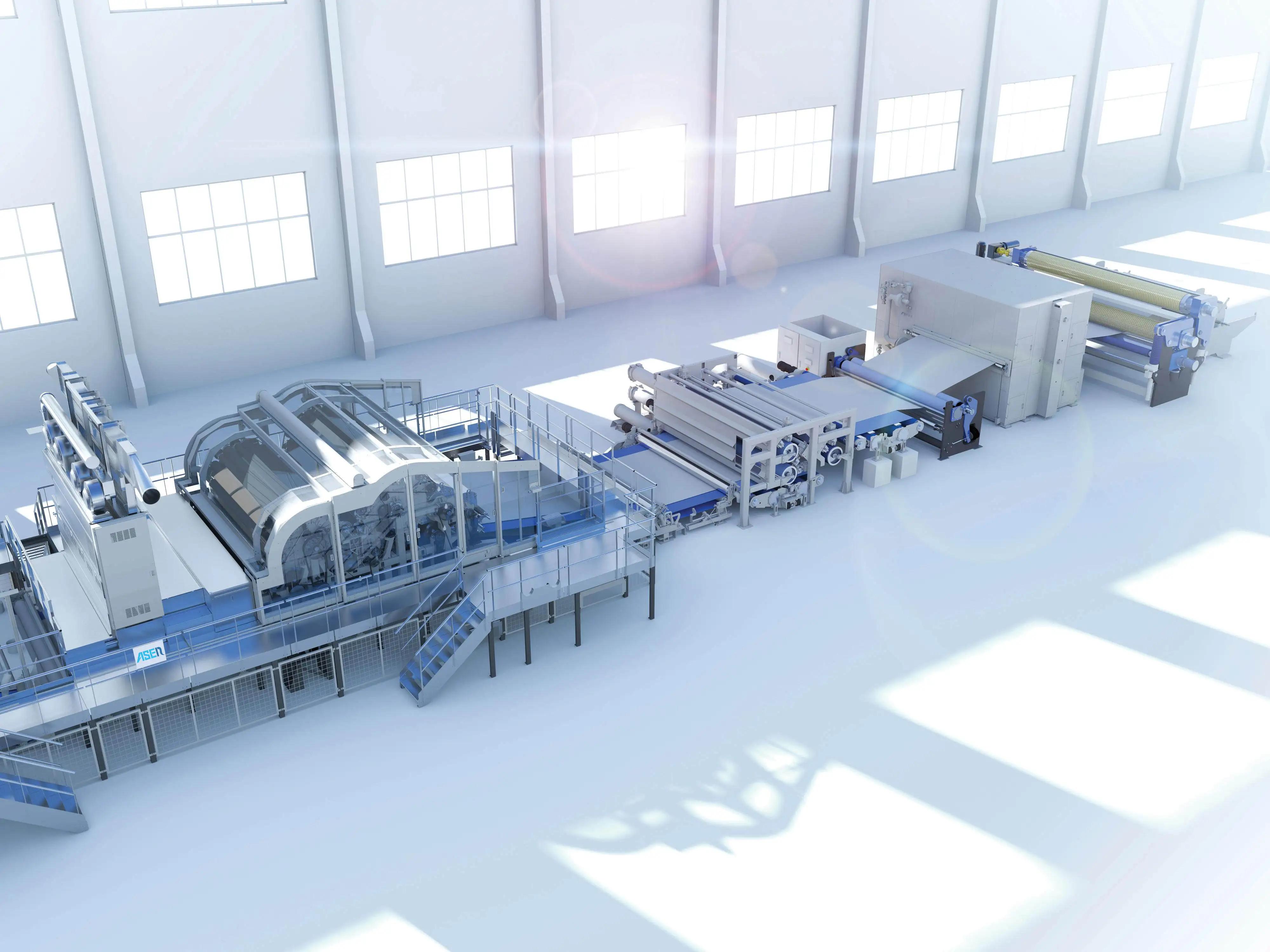 Высококачественная машина из нетканого материала PP Spunlace для производства хлопковых полотенец и влажных салфеток