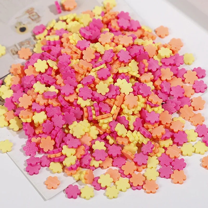 Cute Hot Selling Colorful Polymer Clay Sprinkles For Slime Crafts Making