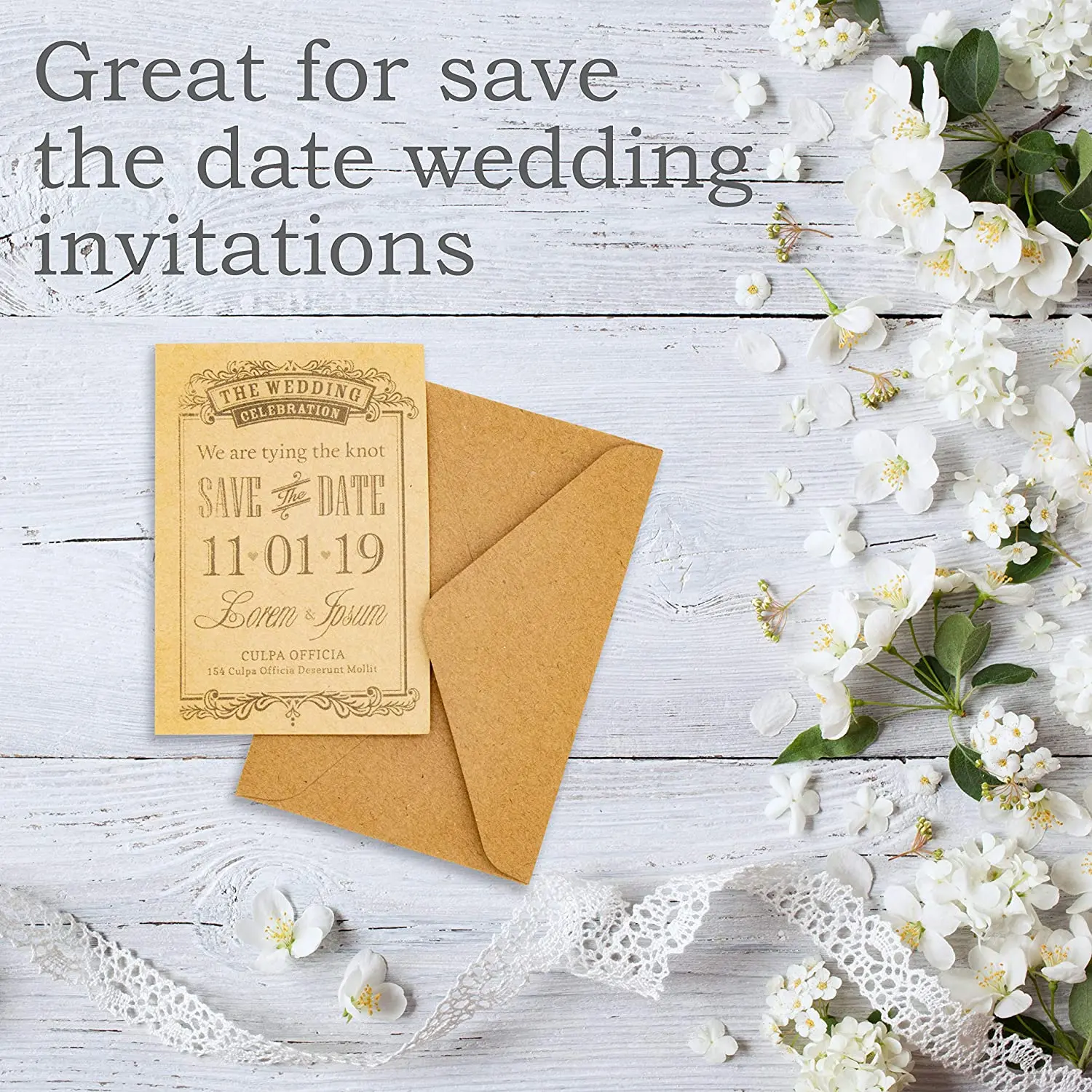 Customize Cheap Kraft Brown Paper Envelope Packaging for Party Favor Cards Wedding Invitation Greeting Cards Plain Envelop Blank