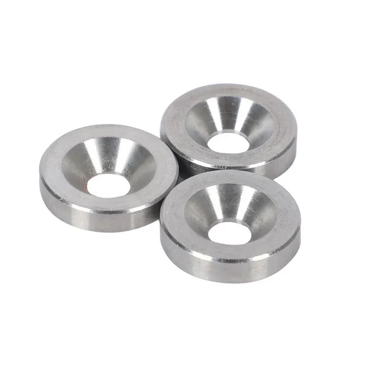 Cnc Machining Custom Non-standard Spherical Washer With Conical Seat For Clamping System