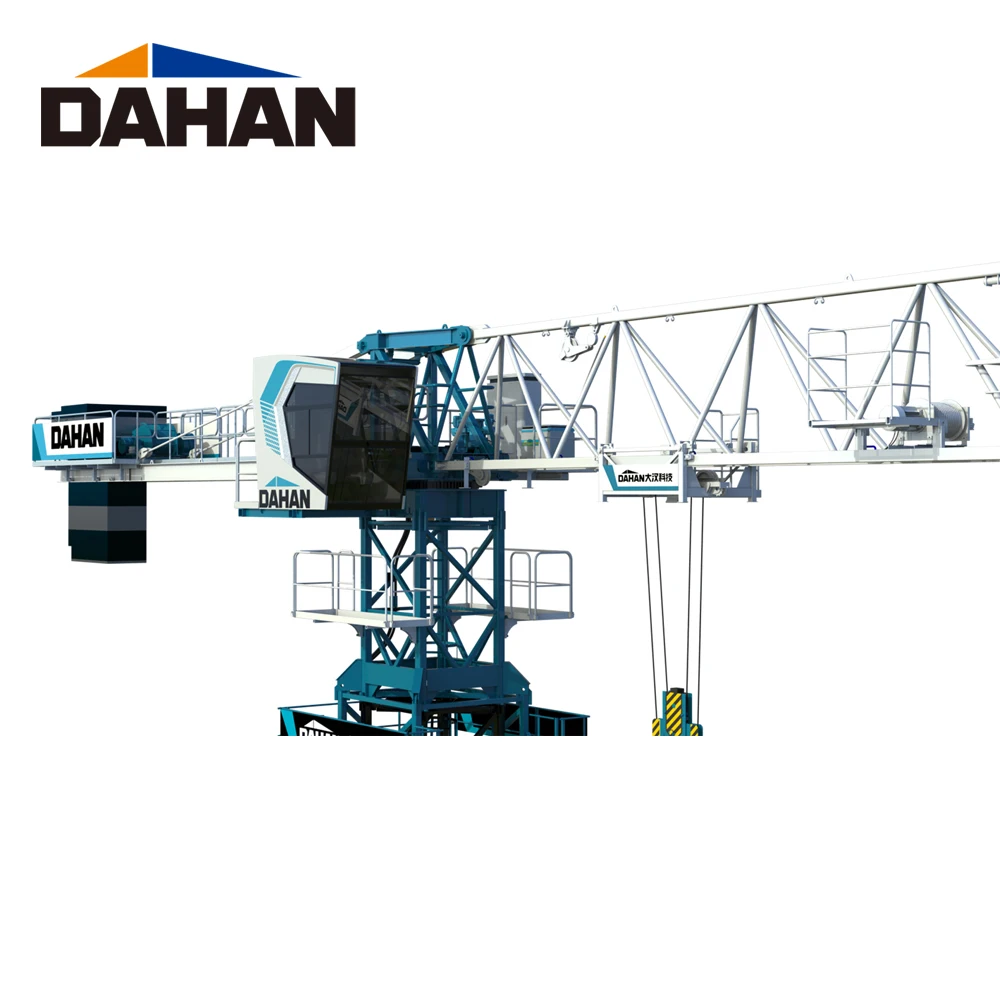 DAHAN Flattop Tower Crane CCTT180.10 6516  With L68B2 Mast Sections