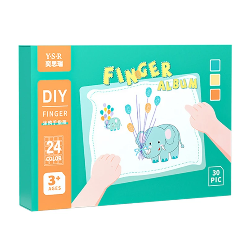 Hot Selling Ink Pad For Stamp Finger Painting Diy Crafts Cardmaking Children Funny Finger Painting Kit