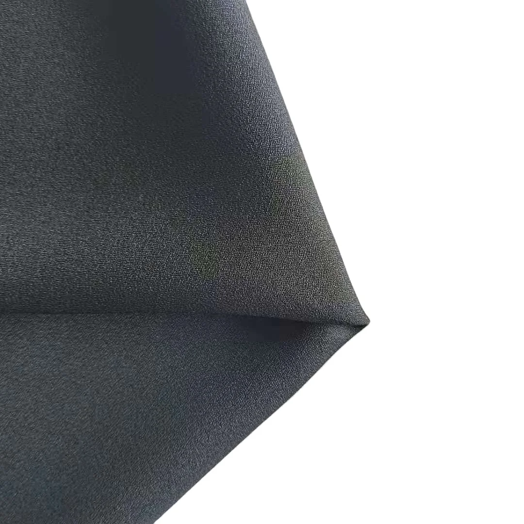 RPET HIGH-TWIST HABIJABI  C  drooping style smooth and soft anti-static excellent quality polyester composite filament fabric