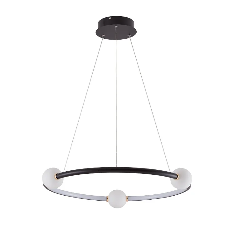 Wholesale Indoor Decoration Living Room Bedroom Gold Black Color Modern Chandelier Pendant