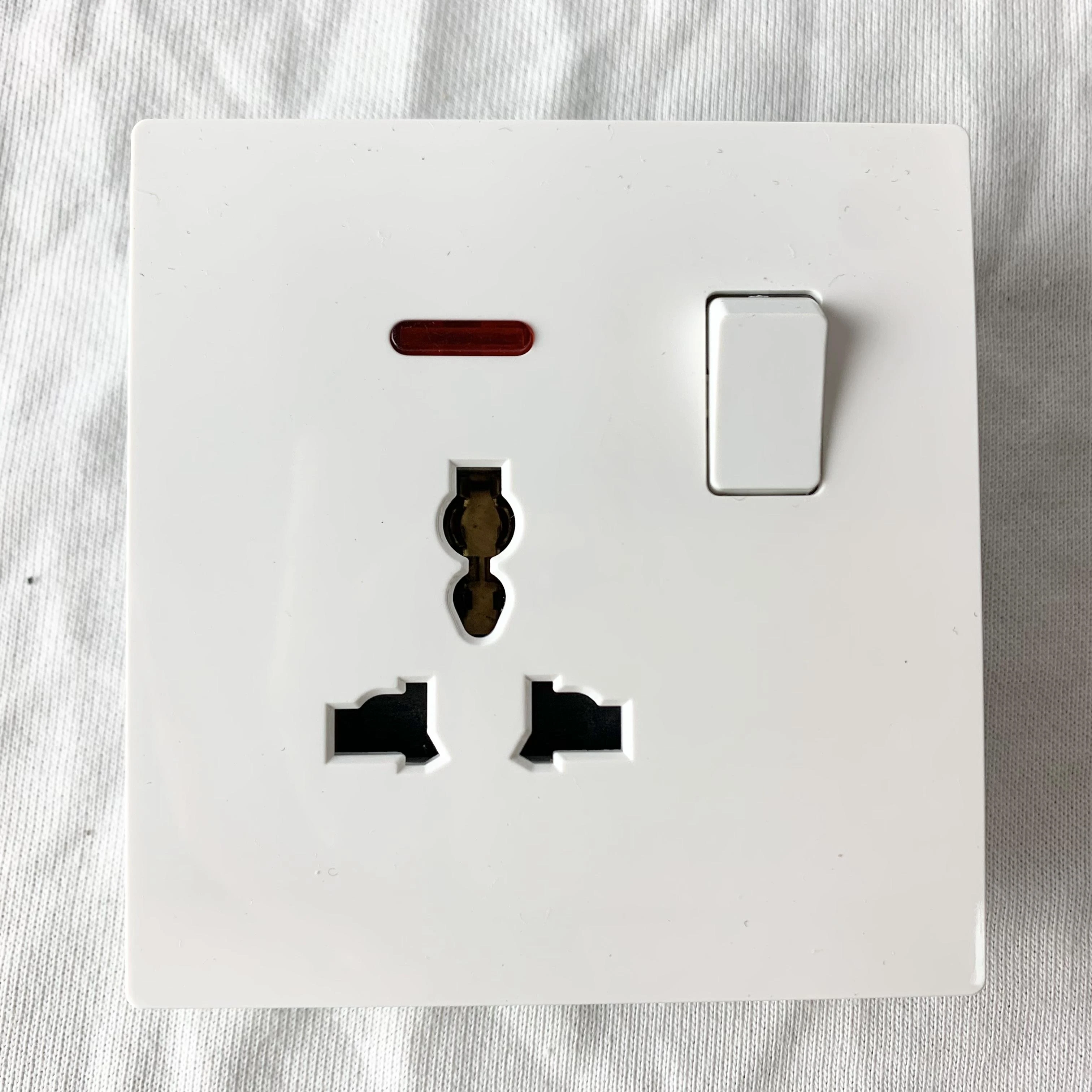 High quality UK/EU/AU/It/South Africa Standard USB wall power socket home light switch