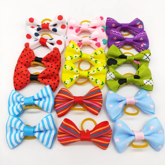 Cute Dog Hair Accessories Hair Accessories Set For Dogs Wholesale Pet Hair Decoration