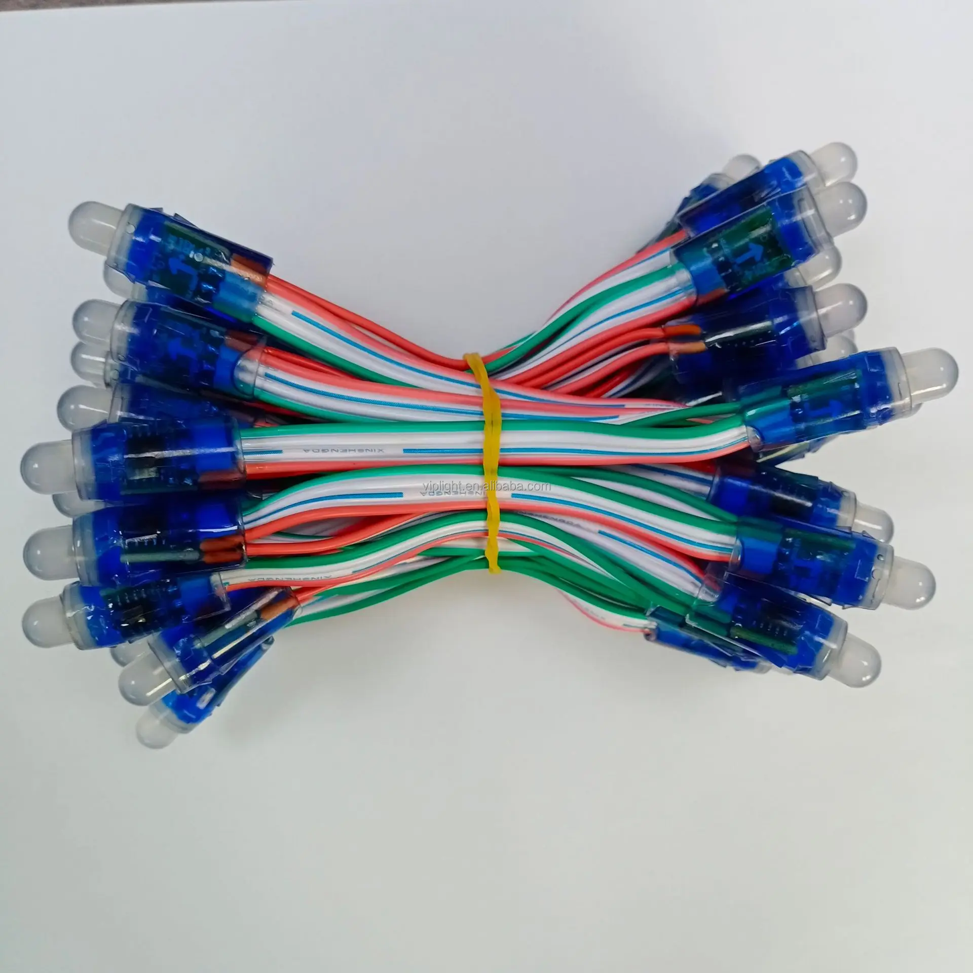 12mm 9mm rgb bullet led pixel lights IP68 waterproof DC5V single string christmas LED light