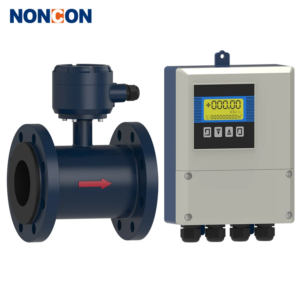 Flange type sanitary fast clamping flow meter water electromagnetic Beer magnetic flow meter DN32