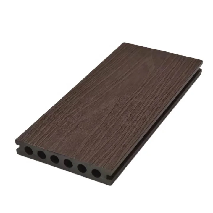 WPC floor extrusion line composite light grey decking flooring plastic wood  outdoor deck floor covering