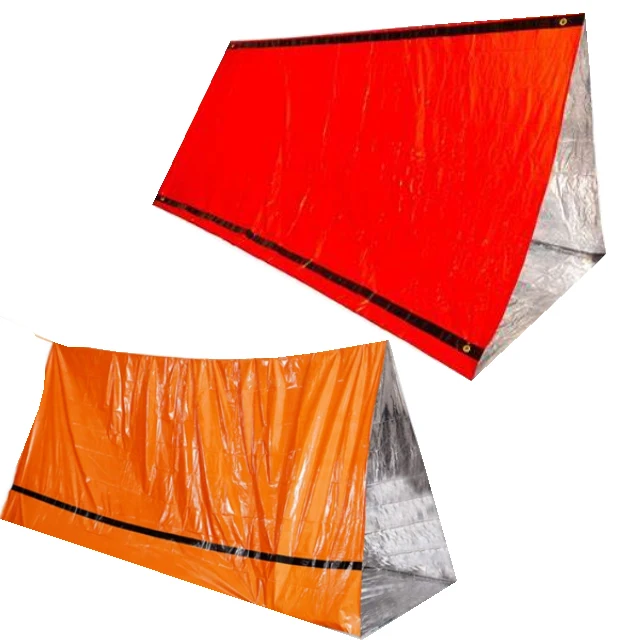 Mylar Тепловая палатка из фольги для активного отдыха палатки выживания