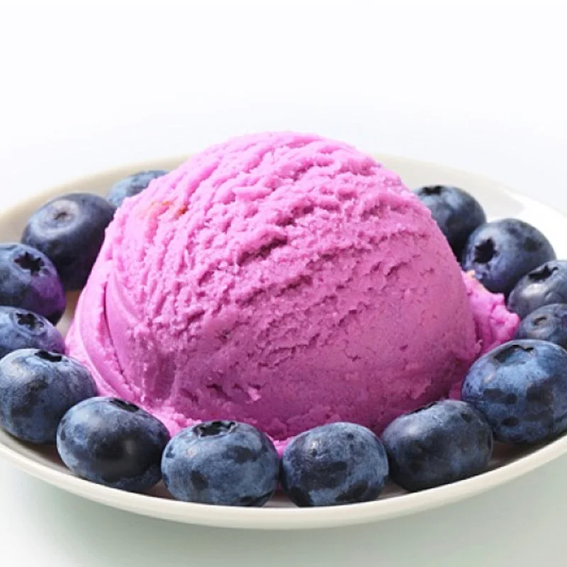 Milk Tea Shop Home Make Soft Ice Cream Wholesale Ice Cream Raw Material Variety Flavor Blueberry ice cream powder 1KG
