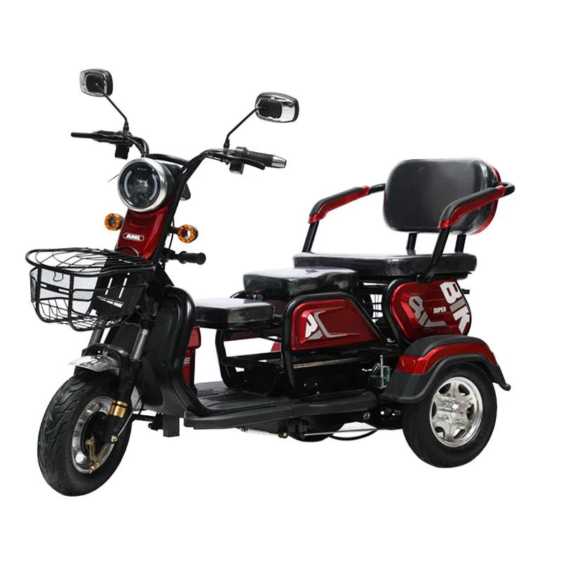 3 Wheel Motorcycle Tricycles With Triciclo Fat Tire Electric Tricycles Bicycle Scooters Vehicles 3 Wheel  Velo Electrique